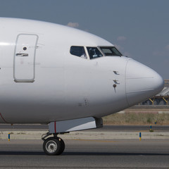 B-737 avión de línea, cabina