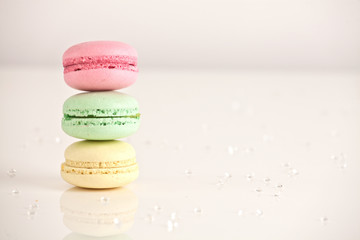 Tasty colorful macaroon