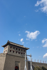 the ancient city wall of xi'an