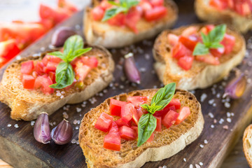 Bruschette, Italian Finger Food