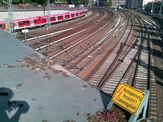 Vorsicht hochspannung Bahn