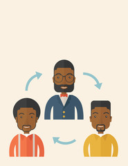 Three young african gentlemen.