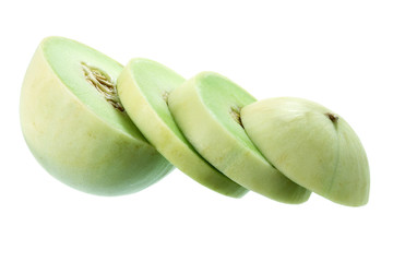 Slices of Honeydew Melon