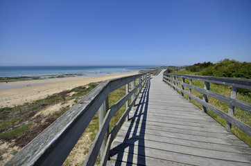 Fototapeta premium Ponton à l'île de ré.
