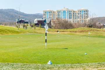 Quba - MARCH 26, 2015: Golf Course at Quba Rixos Hotel on March 