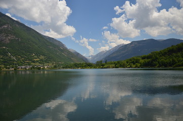 Embalse de Eriste en junio de 2015