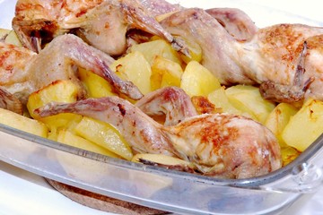 arrosto di quaglie con patate