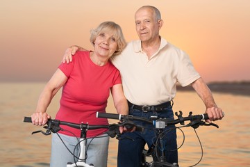 Obraz premium Senior Adult, Retirement, Senior Couple.