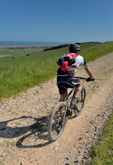 Obraz premium course de vtt