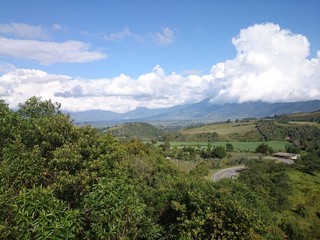 Fototapeta premium Via San Francisco, Putumayo, Colombia