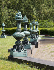 Einfriedung, Flammenzeichen