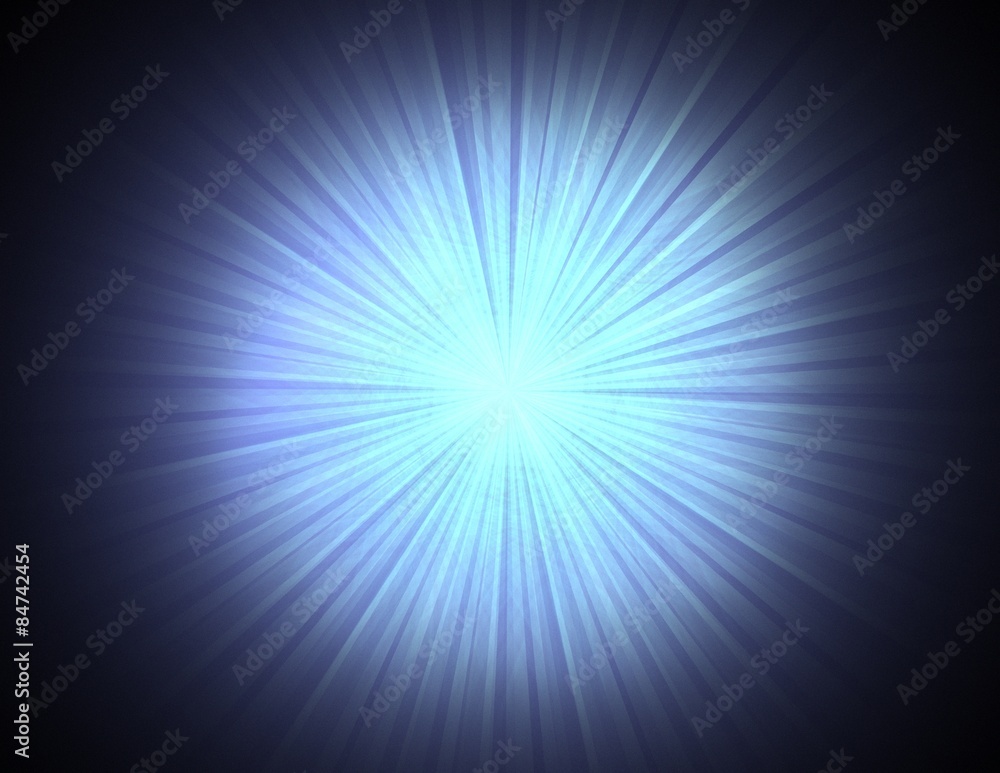 Poster elementary particles series. interplay of abstract fractal forms on the subject of nuclear physics s