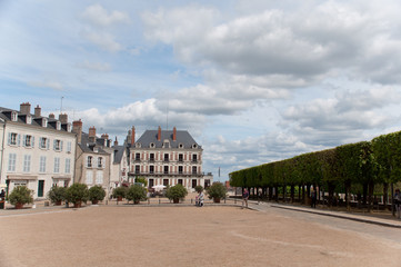 Fototapeta na wymiar Landscape at Blois