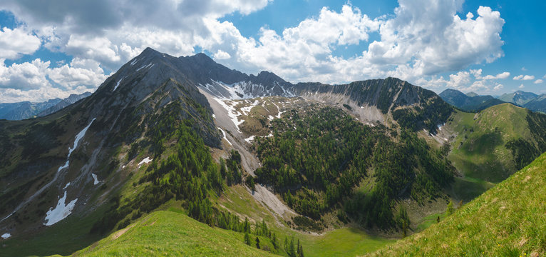 Mountain Scenery in the Austrian Alps