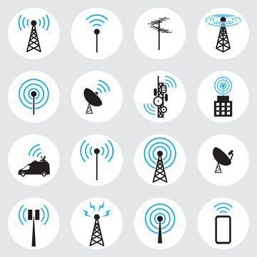 Antenna Icon Set