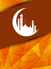 Elegant background design for Islamic festivals Ramadan and Eid.