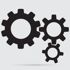 gears isolated object , technical, mechanical illustration