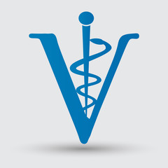 Veterinary sign cat and dog symbol - 84743296
