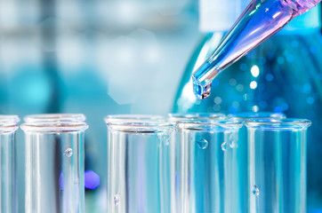 Pipette with transparent drop