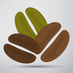 Coffee beans icon
