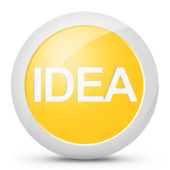 Pulsante idea icona giallo