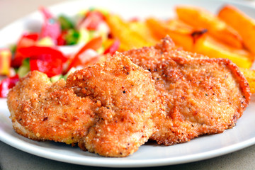 Chicken schnitzels
