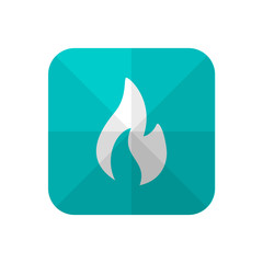 Naklejka premium Modern App Button