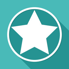 Obraz premium Icon sicklsickle hammer on white circle with a long shadow