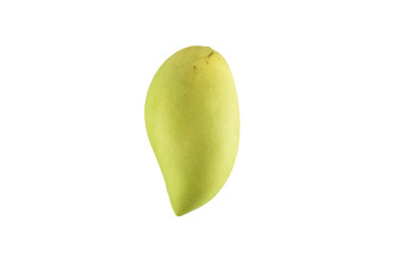 Mango fruit isolated on white background.