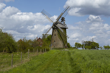 Fototapeta na wymiar Windmühle Seelenfeld (Petershagen)