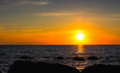 Obraz premium Sunset over Andaman Sea