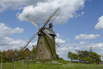 Fototapeta na wymiar Windmühle Seelenfeld (Petershagen)