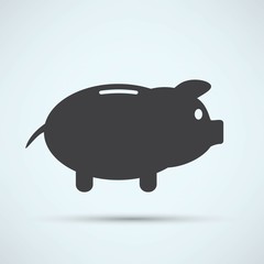 Piggy bank icon
