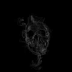 skull smoke effect © meen_na