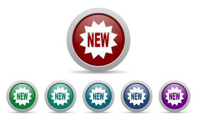 new vector web icon set