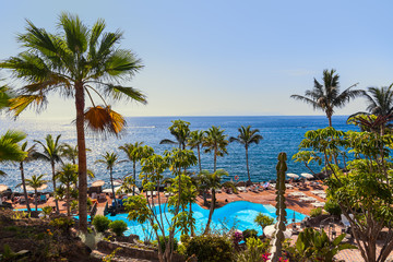 Pool at Tenerife island - Canary