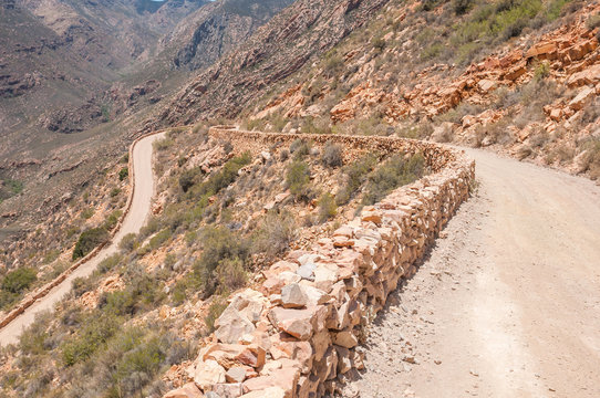 Hairpin Bend In The Historic Swartberg Pas