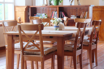 Interior of a modern cafe