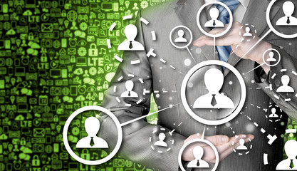 protect social connection concept