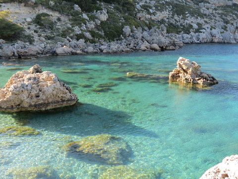 Gr&egrave;ce - Ile de Rhodes - Son eau transparente