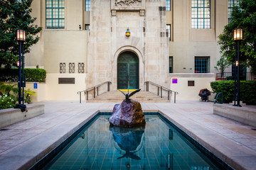 The Public Library in downtown Los Angeles, California.