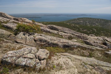 Rocky Mountaintop Overlooking The Atlantic