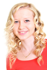 Naklejka premium sexy blonde portrait