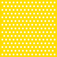 white dots on yellow background