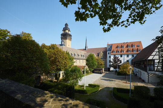 Rathaus Zeitz, Burgenlandkreis, Sachsen-Anhalt,  Deutschland