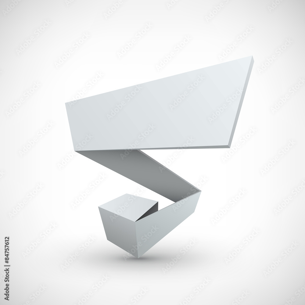 Poster cube with place for text. background design.