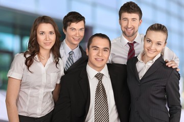 Fototapeta premium Business, People, Team.