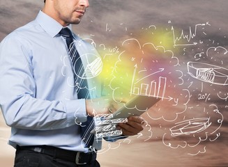 Black, business, tablet computer.