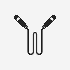 Fototapeta premium toy skipping rope icon