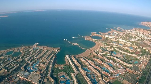  aerial survey, Red sea, Hurghada, Egypt
